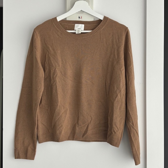 Beige Cashmere Sweater - Picture 1 of 7